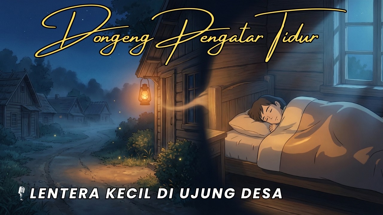 Lentera Kecil di Ujung Desa 🌙 Dongeng Sebelum Tidur yang Menenangkan Hati