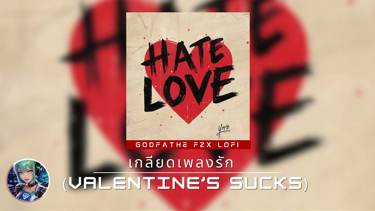Fzx lofi | เกลียดเพลงรัก (Valentine’s Sucks) 💔🙄 | Moody Lofi / เพลงคนโสด / เบื่อวันแห่งความรัก