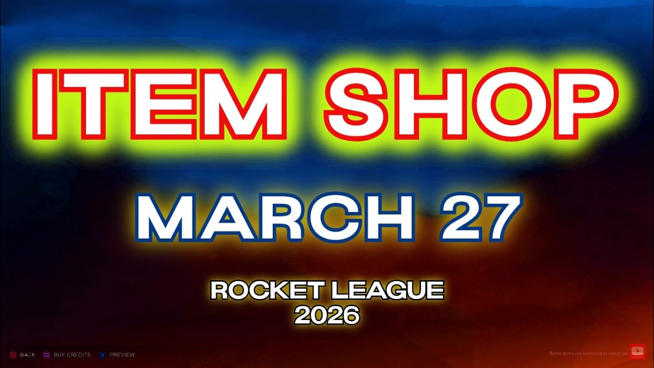 Rocket League ITEM SHOP 27/03/2026 - GARAGE GRAB IS BACKKKK - LIME STANDARD BOOST & MORE BOOSTS