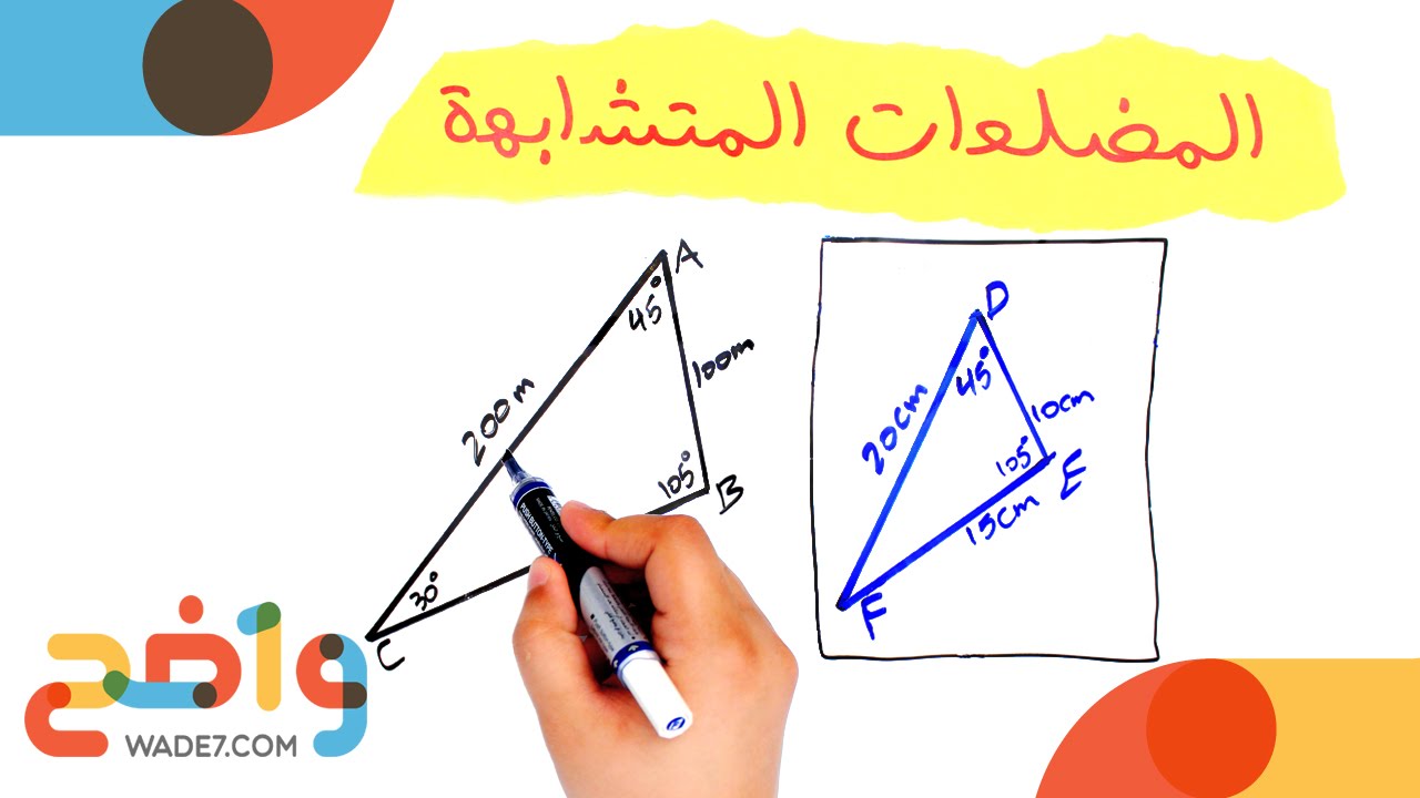المضلعات المتشابهة (رياضيات أول ثانوي / الفصل الثاني)