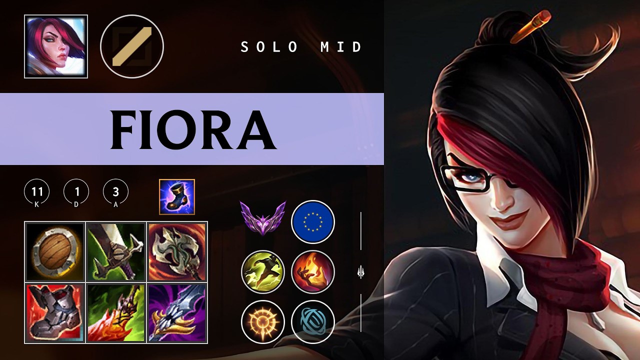 Fiora Mid vs Vladimir - EUW Master Patch 26.04