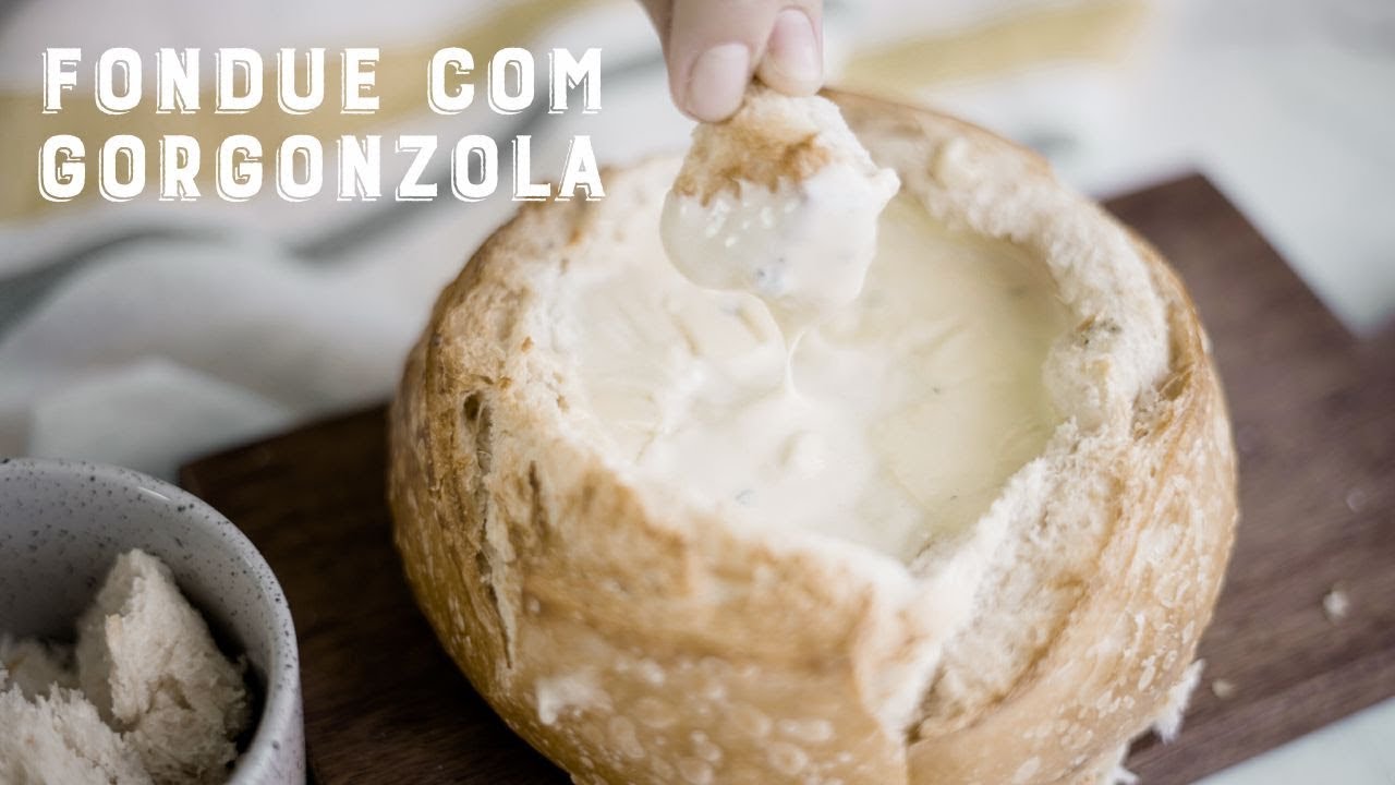 FONDUE DE QUEIJO NO PÃO | Receitas da Luanda