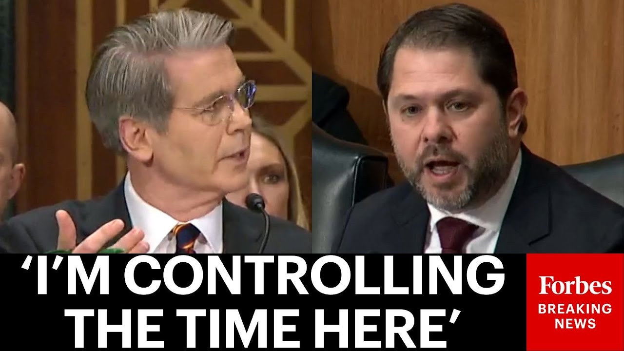 BREAKING NEWS: Ruben Gallego Grills Scott Bessent On Trump Suing Treasury, IRS For $10 Billion