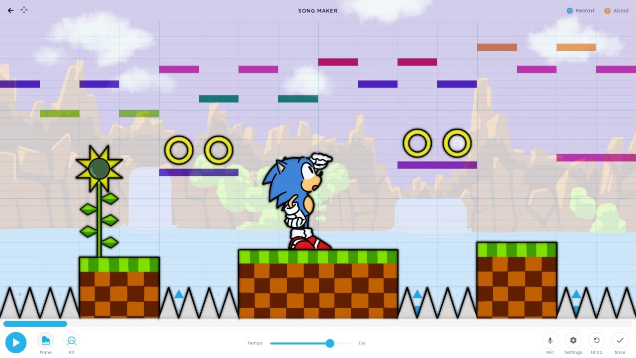 Green Hill Zone - Chrome Music Lab Remix