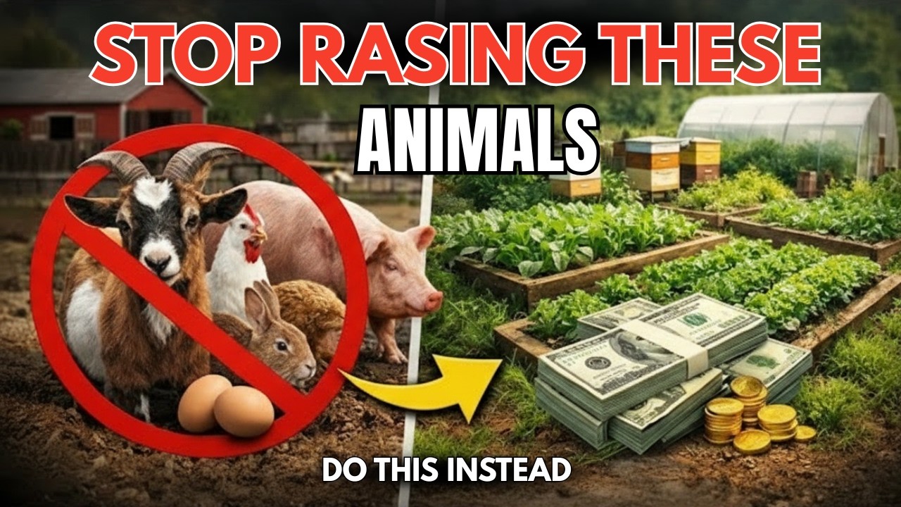 Stop Raising These Common Farm Animals on 1/2 Acre - Do This Instead To Double Your Profit