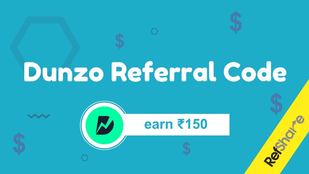 Dunzo Referral Code | earn ₹150 - Refzo