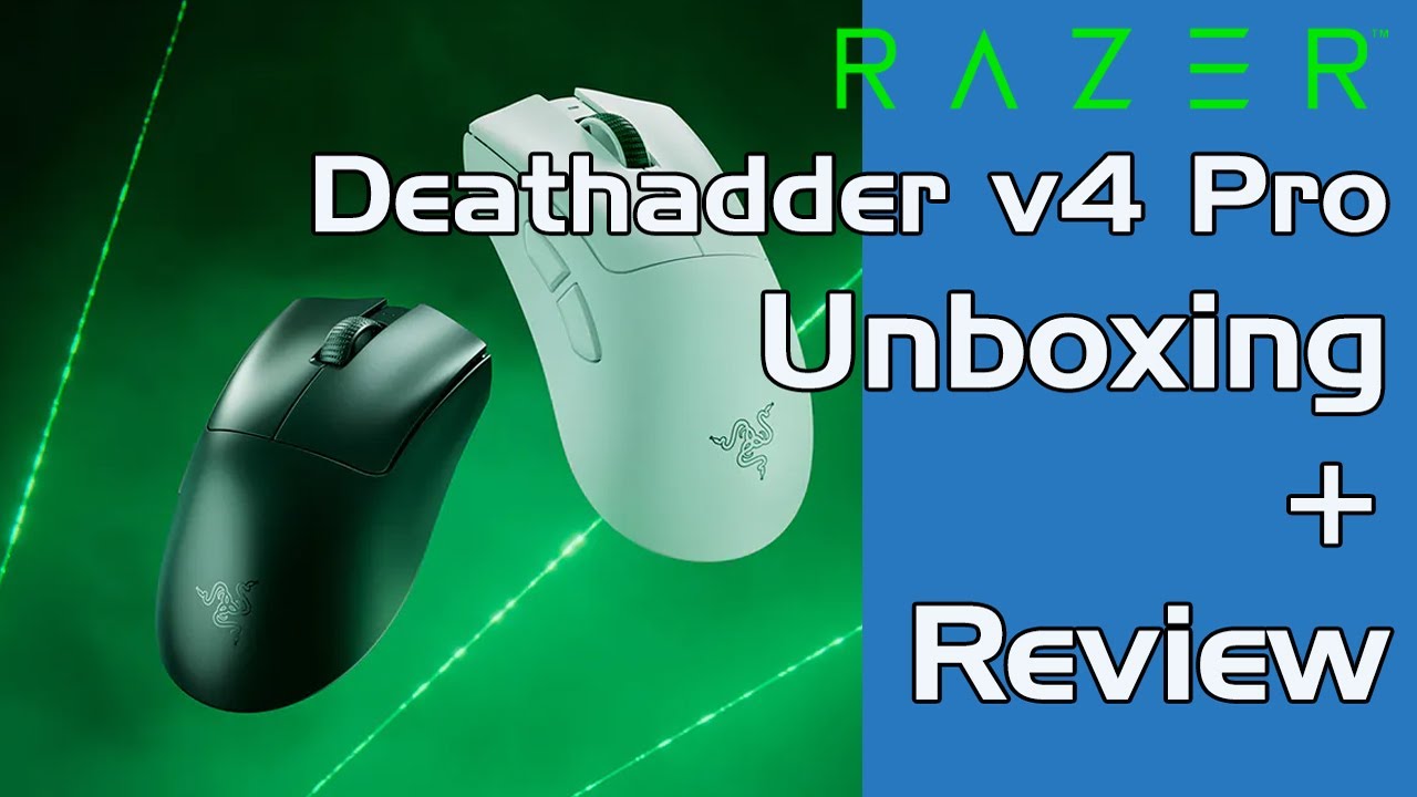 Razer deathadder v4 pro unboxing