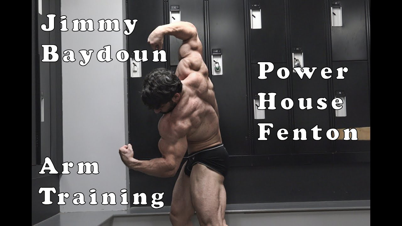 22 Year Old Bodybuilder Jimmy Baydoun Arm Training And Posing