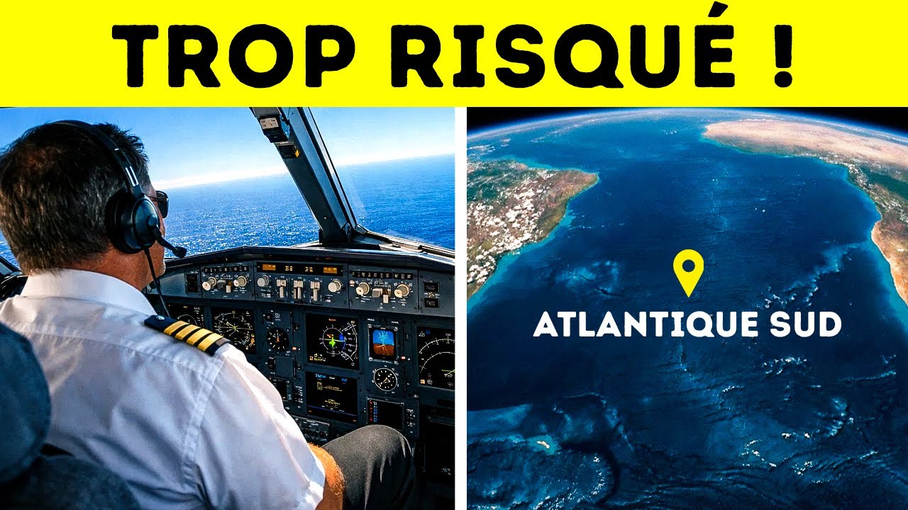 Pourquoi Presque Aucun Avion Ne Vole Au-dessus de l'Atlantique Sud