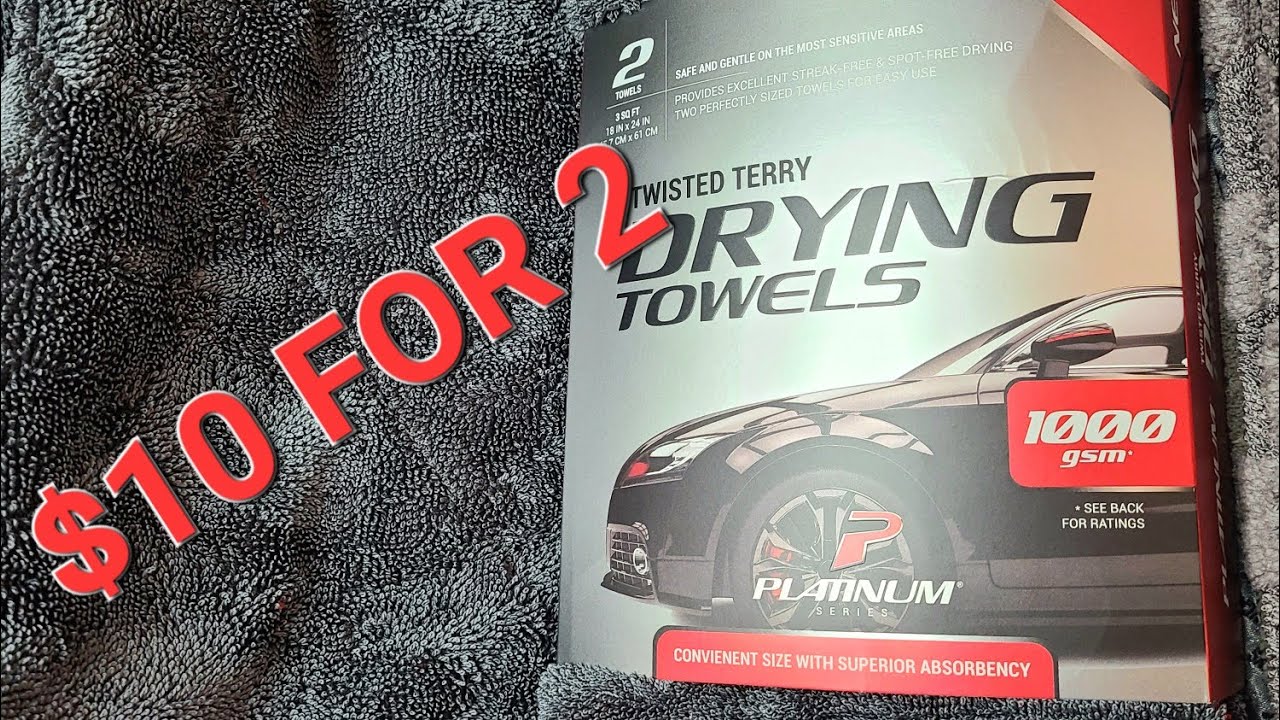 [CHEAP] These Walmart Twisted-Loop Microfiber Drying Towels are Pretty Good !!