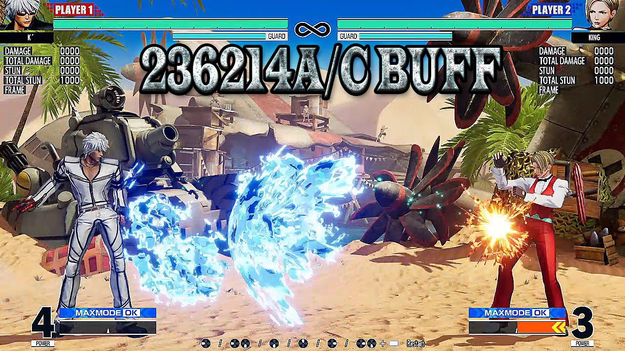 KOF XV : K' - Chaine Drive Buff !