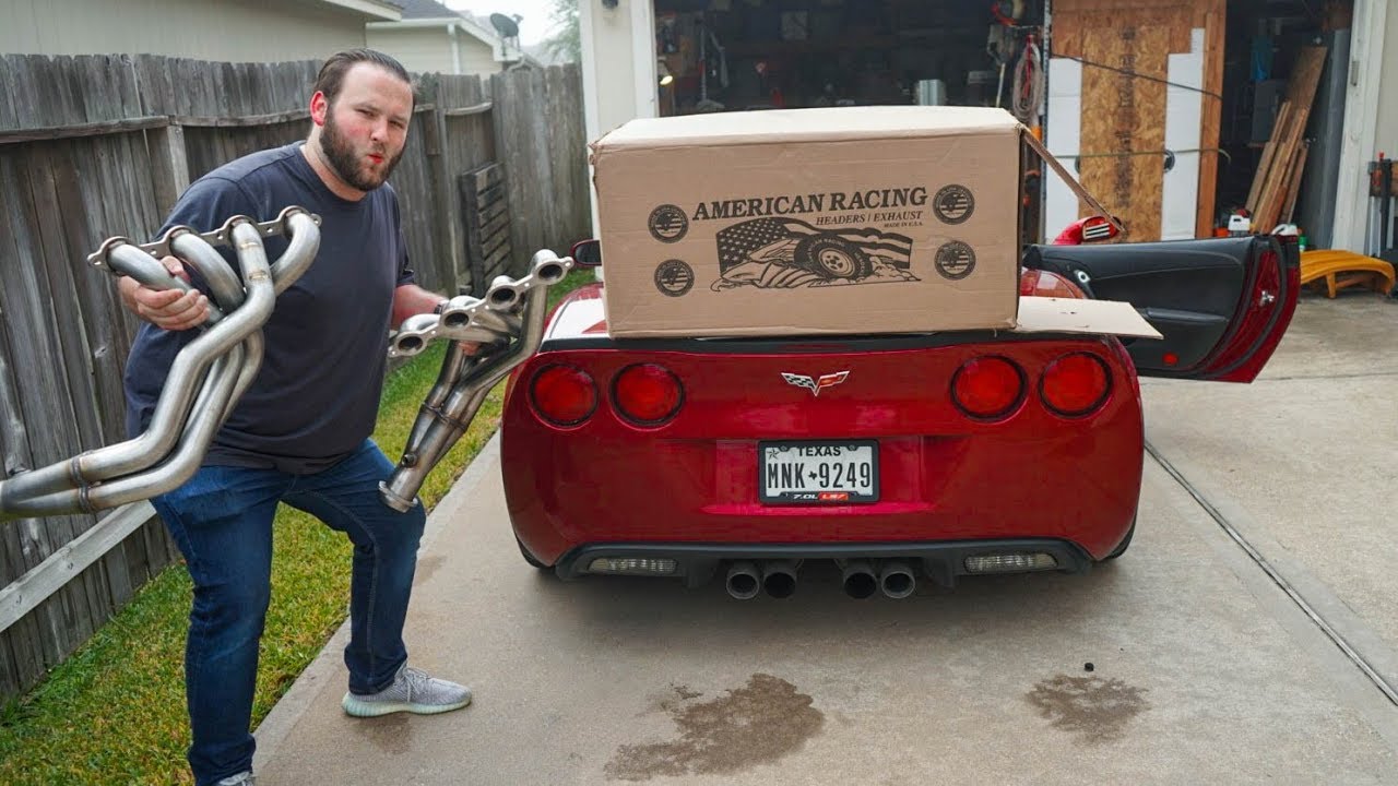 The BEST SOUNDING C6 Corvette Z06 Exhaust! (Long Tube American Racing Headers Install)