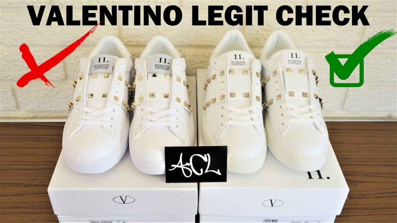 How to spot fake Valentino Rockstud shoes authentic vs replica Valentino legit check review