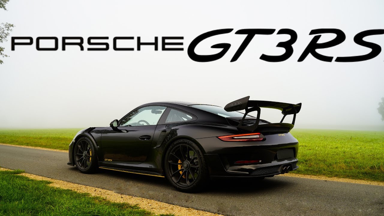 Porsche 991.2 GT3 RS without OPF 💥🖤/ BLACK BATMOBIL 🦇 / 4K CINEMATIC FOOTAGE #DRIVINGDINO