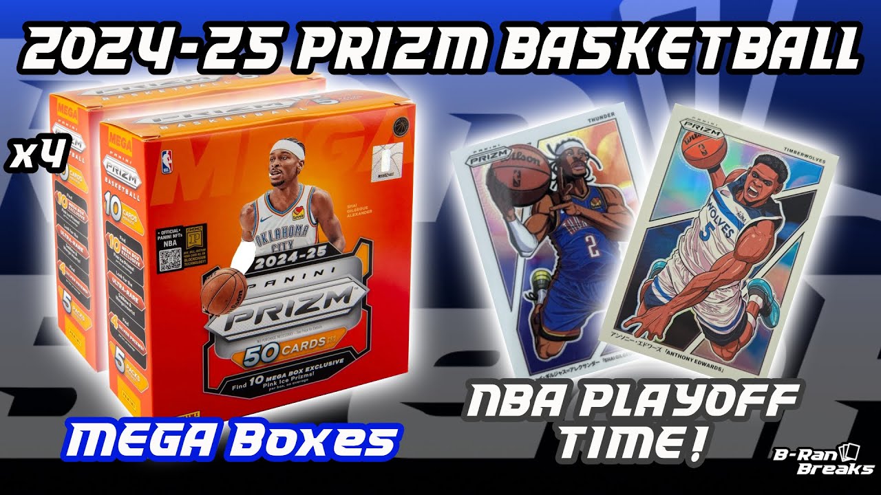 ANOTHER CASE HIT? 🔥 NBA Playoffs are CRAZY! Walmart 2024-25 NBA PRIZM Basketball Mega Boxes!