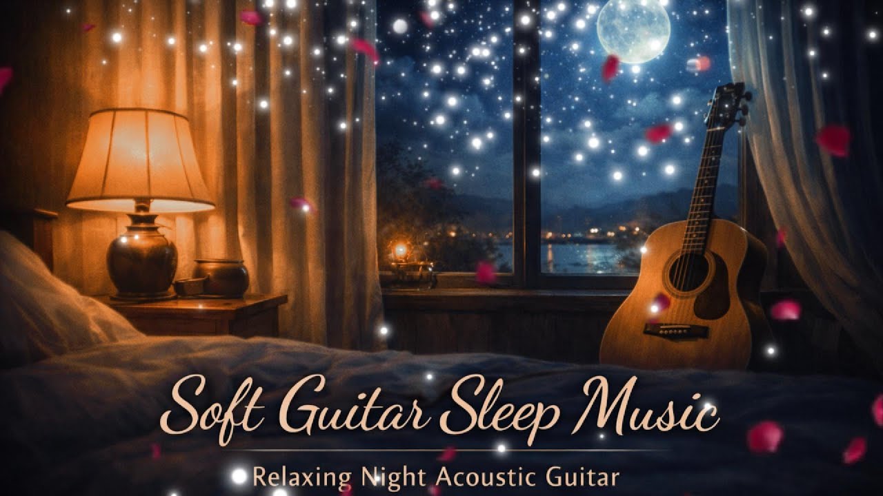 Soft Guitar Instrumental 🌙 Calm Background Music for Sleep & Study