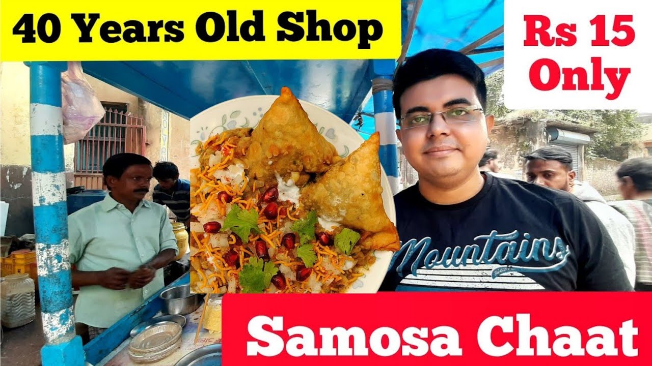 Best Samosa Chaat Only 15 ₹/- || Aloo Tiki || Street Food || Dhanbadian || Dhanbad || India