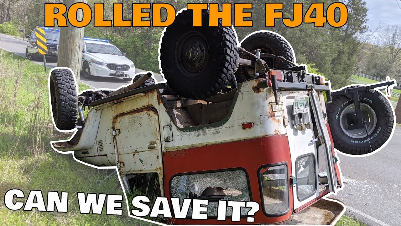 Put the FJ40 on its lid - how much damage?