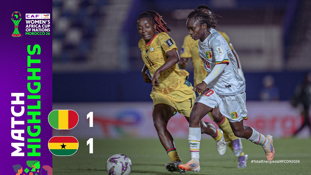 Mali 1-1 Ghana | Match Highlights l TotalEnergies WAFCON 2026 l Group D