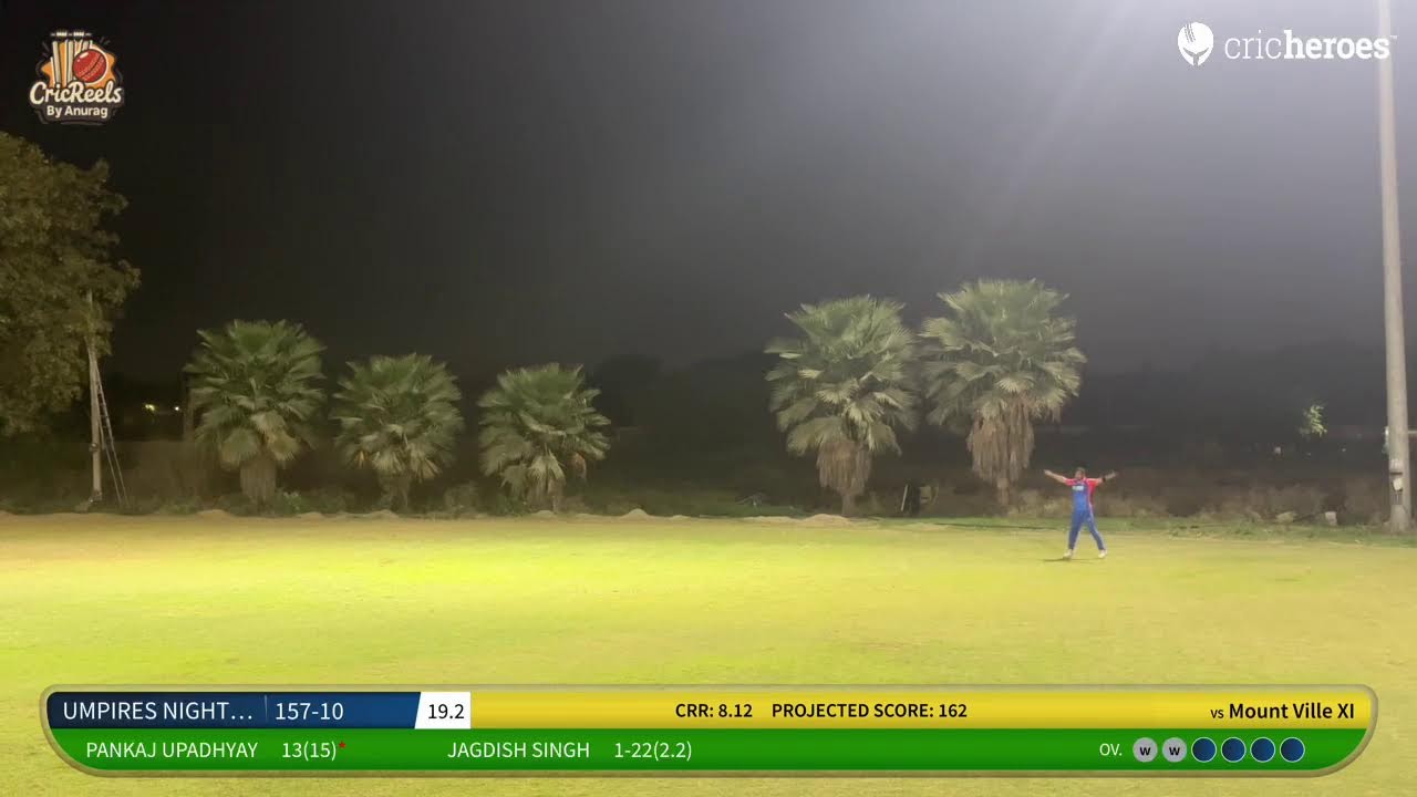 UMPIRES NIGHTMARE vs Mount Ville XI | Live - Gurugram ( Gurgaon ) R Max Cricket Club (Gurugram)