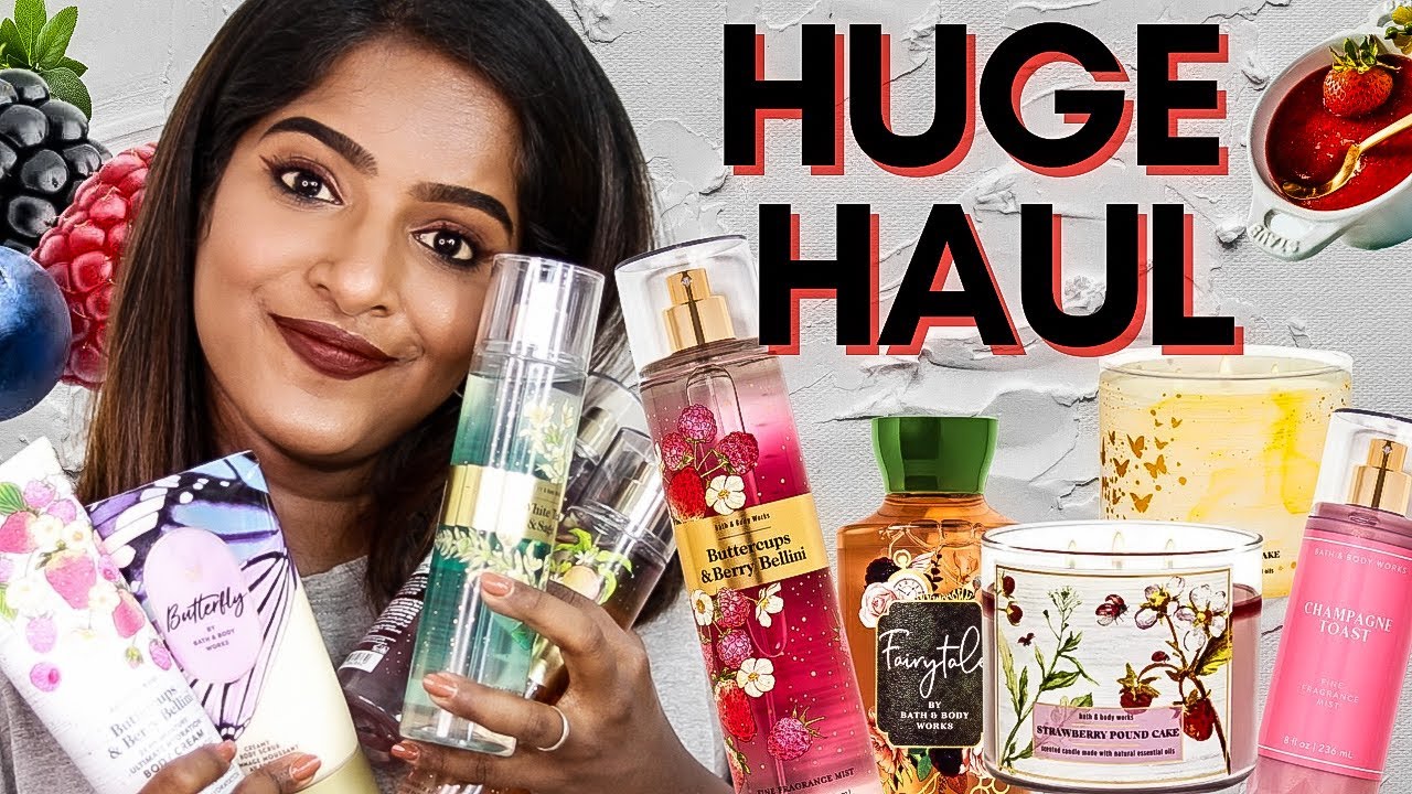 HUGE😰bath&body works haul🥰new body mists, scrubs, shower gels😍first impressions🤪849sale😌