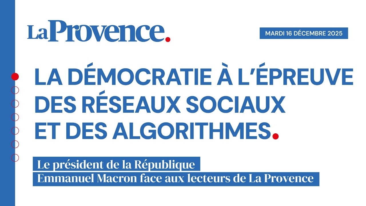 Face aux lecteurs de La Provence.
