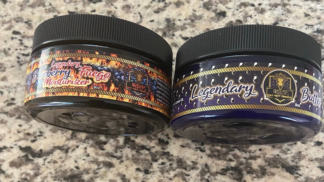 PB THE GOAT BLUE BERRY MOISTURIZER AND LEGENDARY BUTTER REVIEW