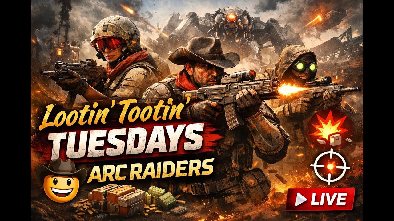 🔴 LIVE: Arc Raiders 🤠 Lootin’ Tootin’ Tuesdays | PvPvE Chaos 💥 Big Extracts