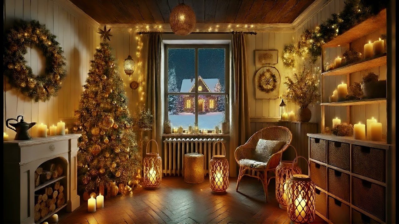 Candlelight A Snowfall 🕊️ Uplifting Jazz Vibes for Quiet Joy 🕊️