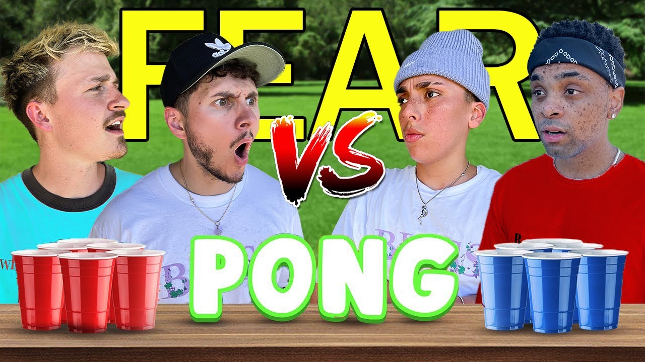 LIFE-SIZED FEAR PONG w/ Crawford Collins and David Alvareeezy