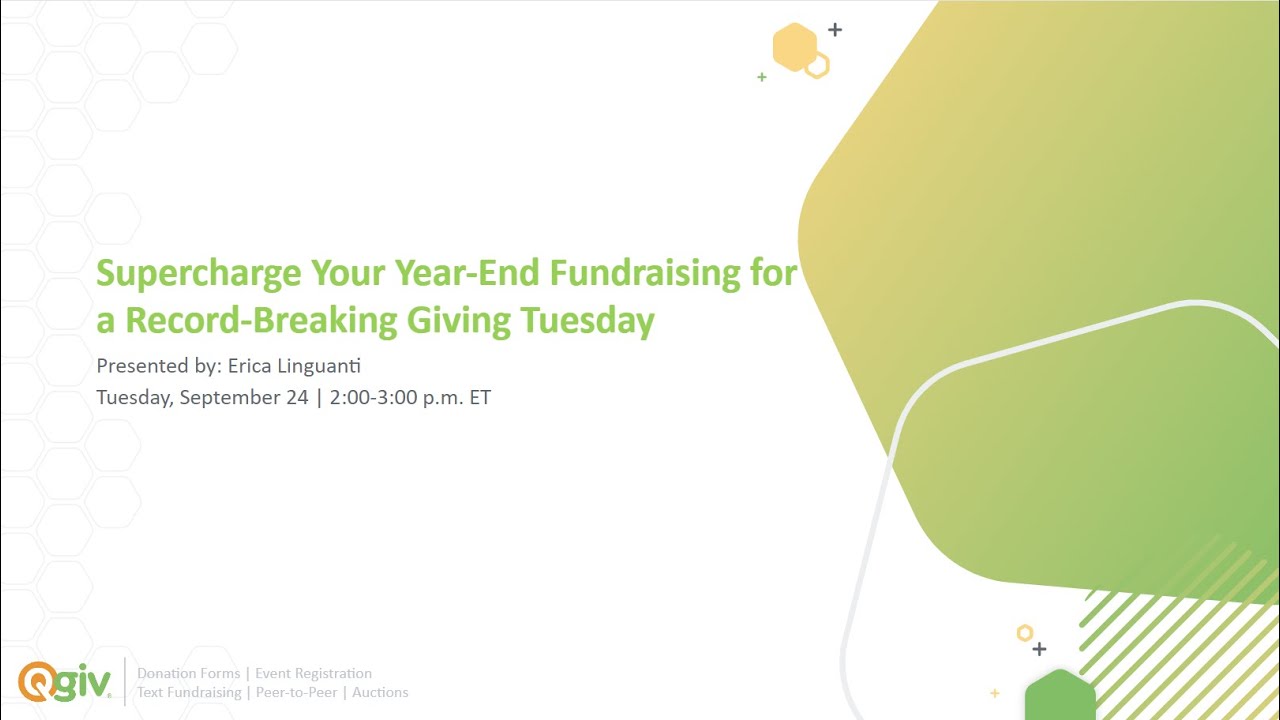 Supercharge Your Year End Fundraising for a Record Breaking Giving Tuesday