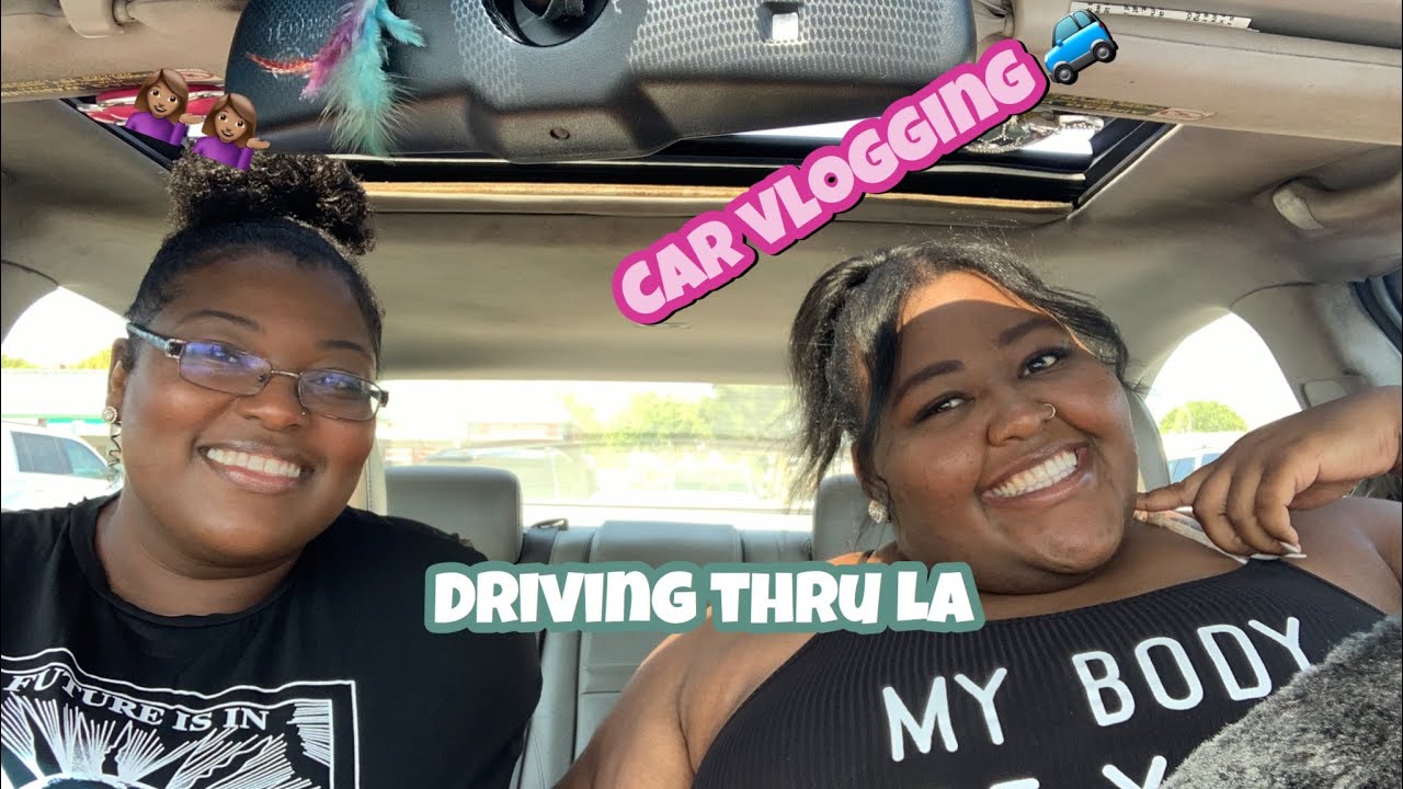 Riding Thru Da Streets🤪🤪 (Car Vlog) | Danielle and Marjan