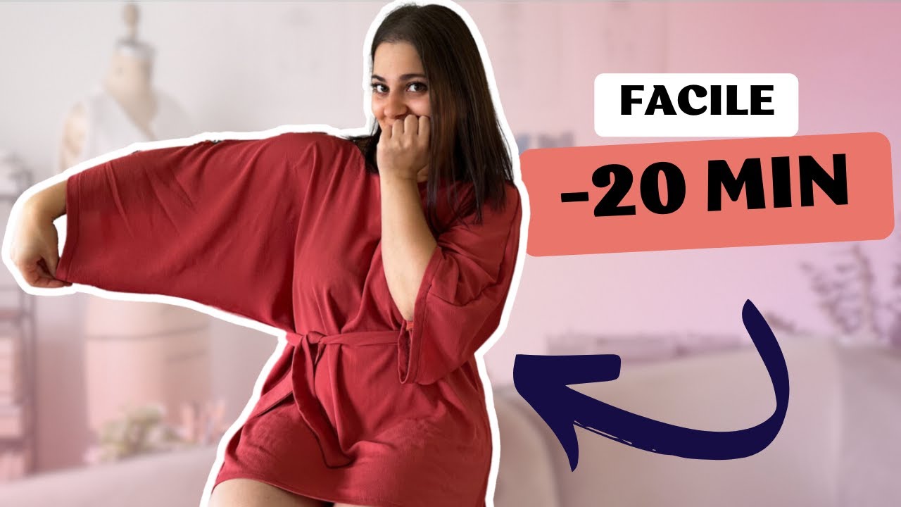 Coudre une robe kimono en moins de 20 minutes ? (Oui c'est possible)