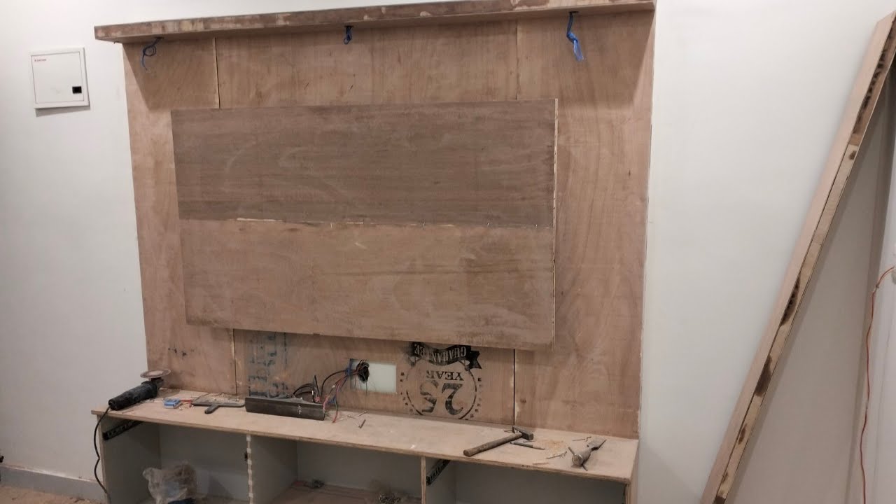 #TV panala new  looking Design #photo to video #carpenter#tvcabinet  interio#r design