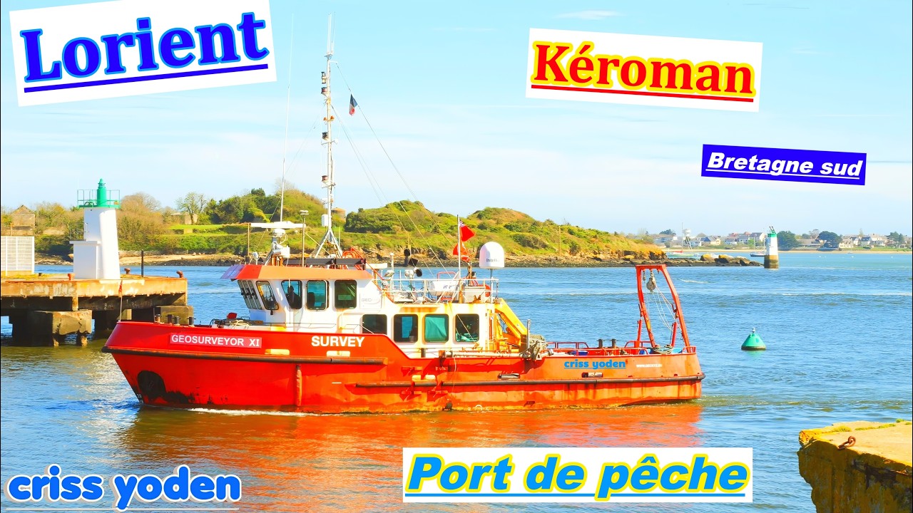 Geosurveyor XI ; Navire de Recherches ; Port de Pêche ; Lorient ; Morbihan ; Bretagne ; France