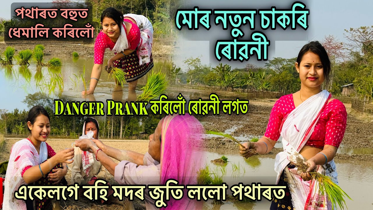 মোৰ নতুন চাকৰি ৰোৱনী/একেলগে বহি মদৰ জুতি ললো পথাৰত/Danger Prank কৰিলোঁ ৰোৱনী লগত/বহুত ধেমালি কৰিলোঁ