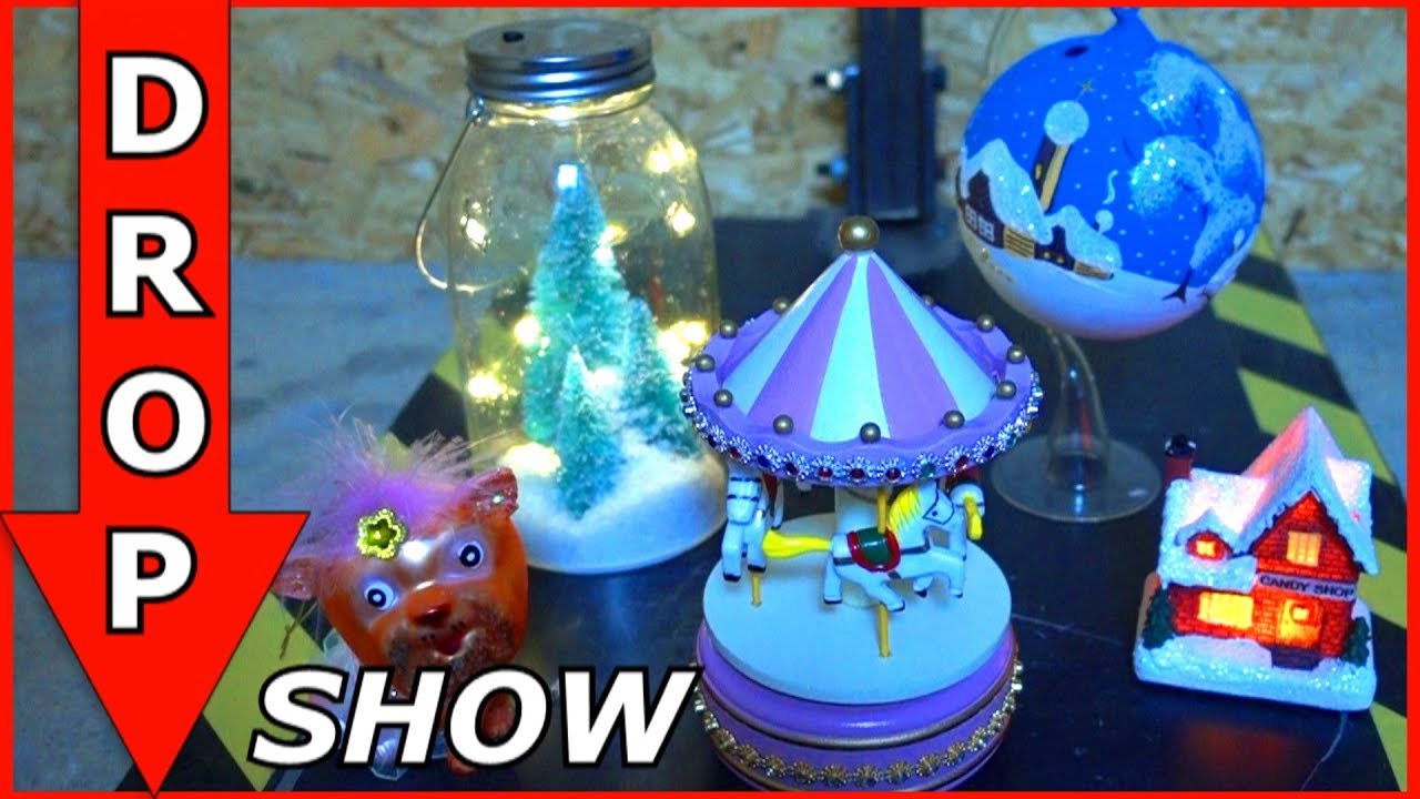 4 KG Stahlkugel vs Spieluhr🎠Hund🐶Glas mit Baum🎄 Special | Drop Show [Experiment]