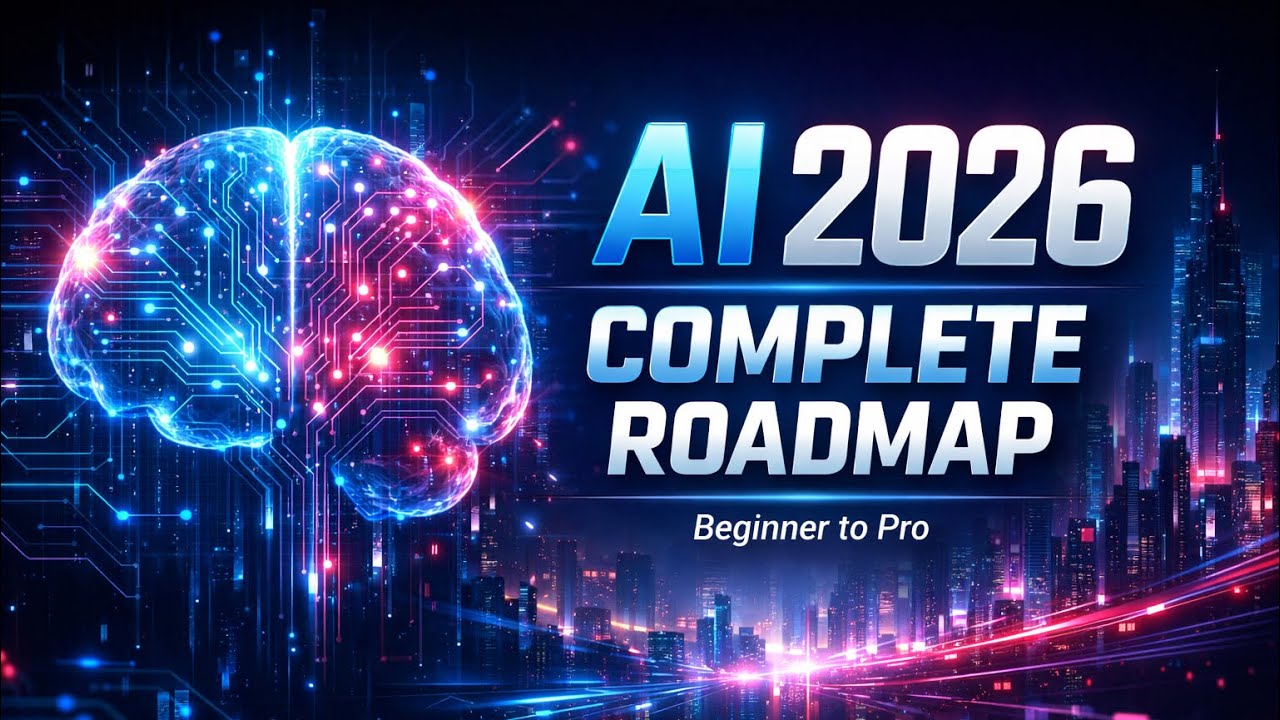 🚀 AI & Machine Learning Roadmap 2026 | Complete Beginner to Advanced Guide
