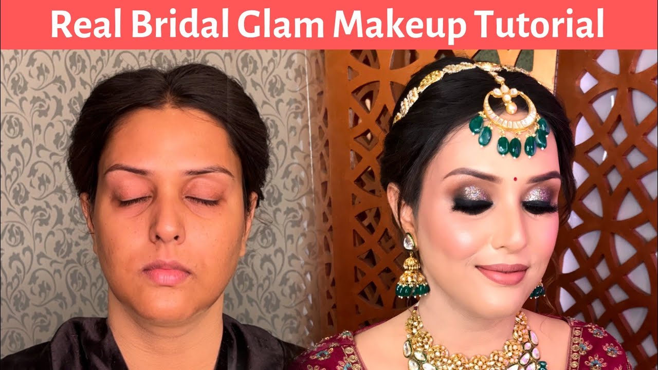 REAL BRIDAL GLAM DETAILED MAKEUP TUTORIAL by HIMANSHU GUPTA
