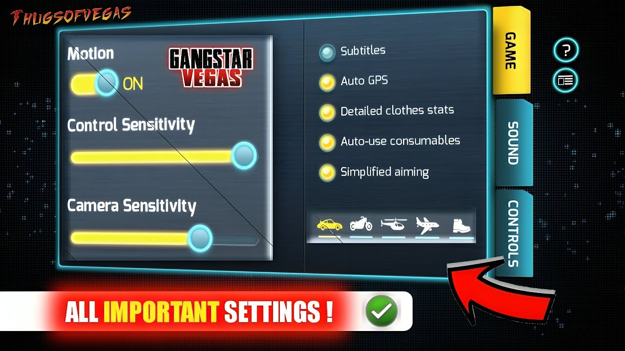 Every player's should know about these settings | Gangstar Vegas All settings | Graphics settings
