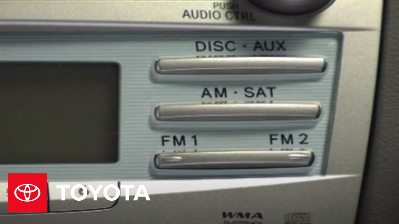 2007 - 2009 Camry How-To: Turning On/Off - JBL 6-disc CD Changer | Toyota
