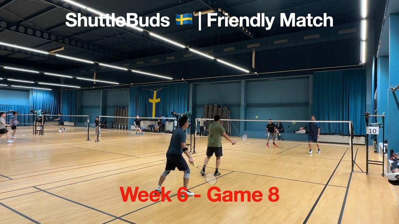 Ultimate Court Coverage Match 🏸 | Indian Players Sweden | Week 6 – Game 8