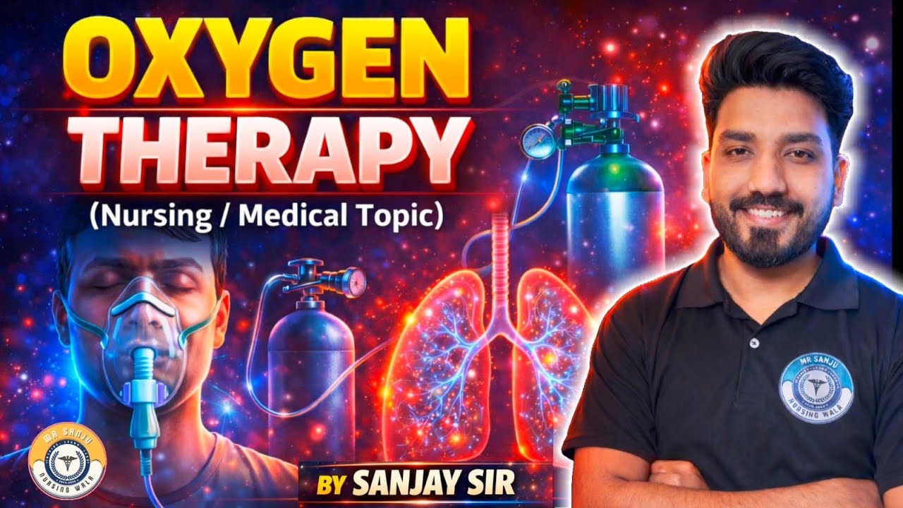 Oxygen Therapy And Oxygen Administration Important MCQ By Sanju Sir#examnursingexamnursing  