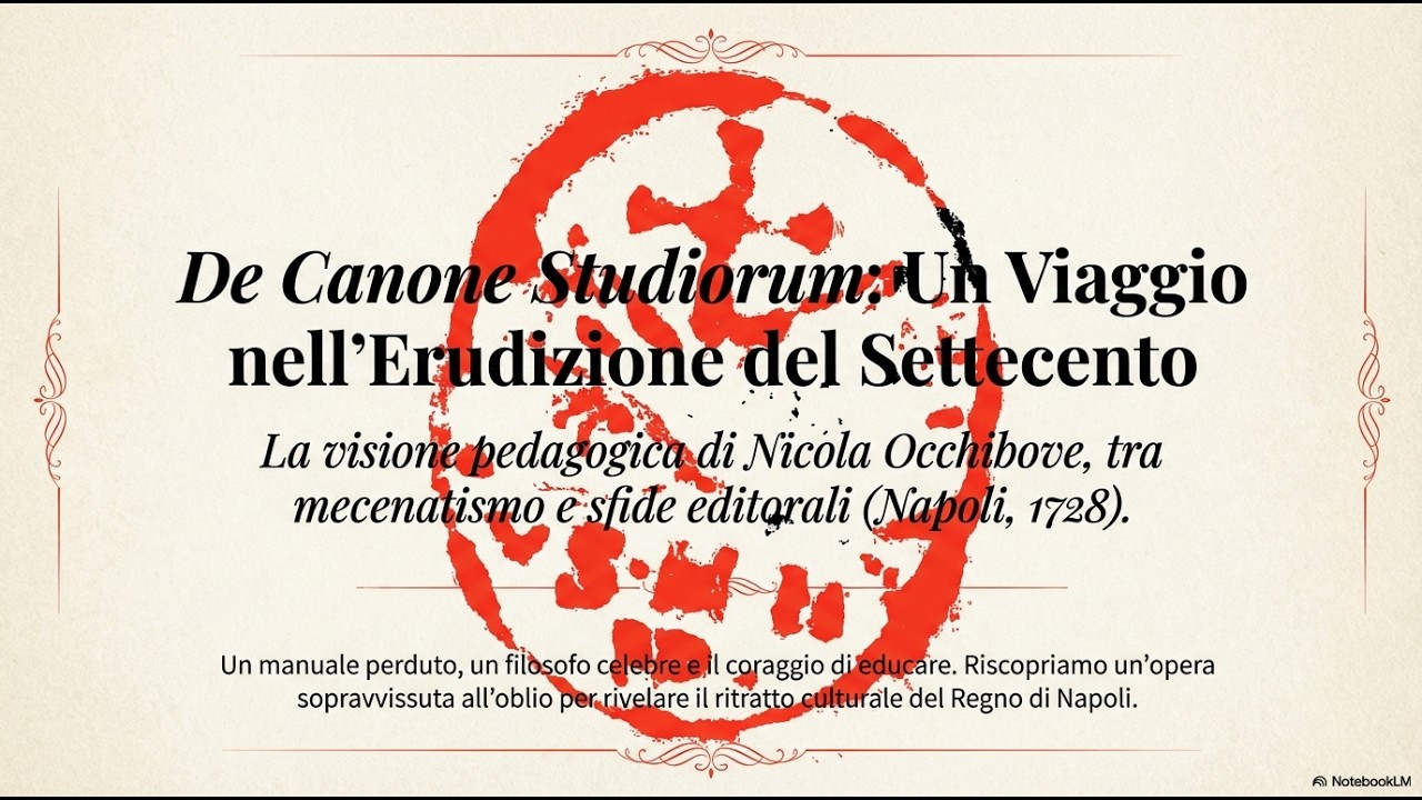 0 di 14 don Nic. Occhibove - Proloquium al De canone studiorum