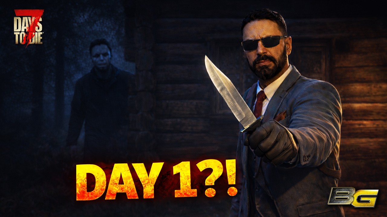 Surviving the First Night with Horror Icons | 7 Days to Die Asylum EP1