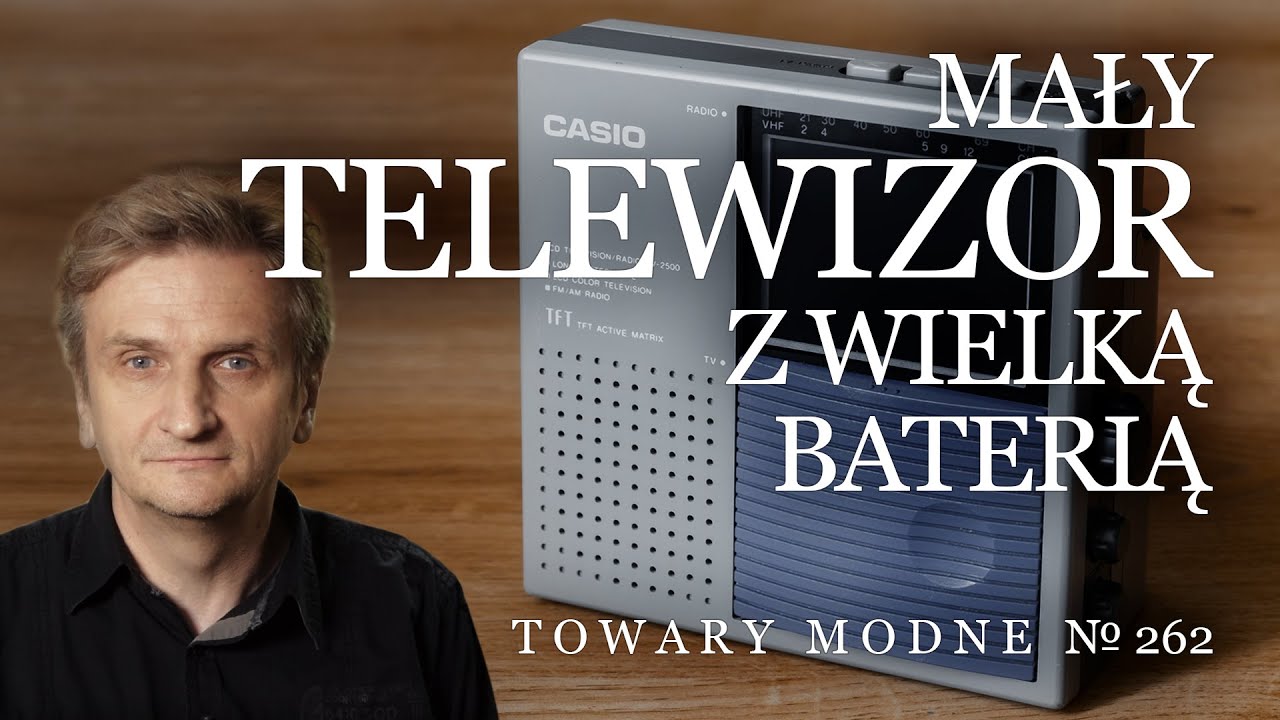 Mały telewizor z wielką baterią: Casio EV-2500 [TOWARY MODNE 262]