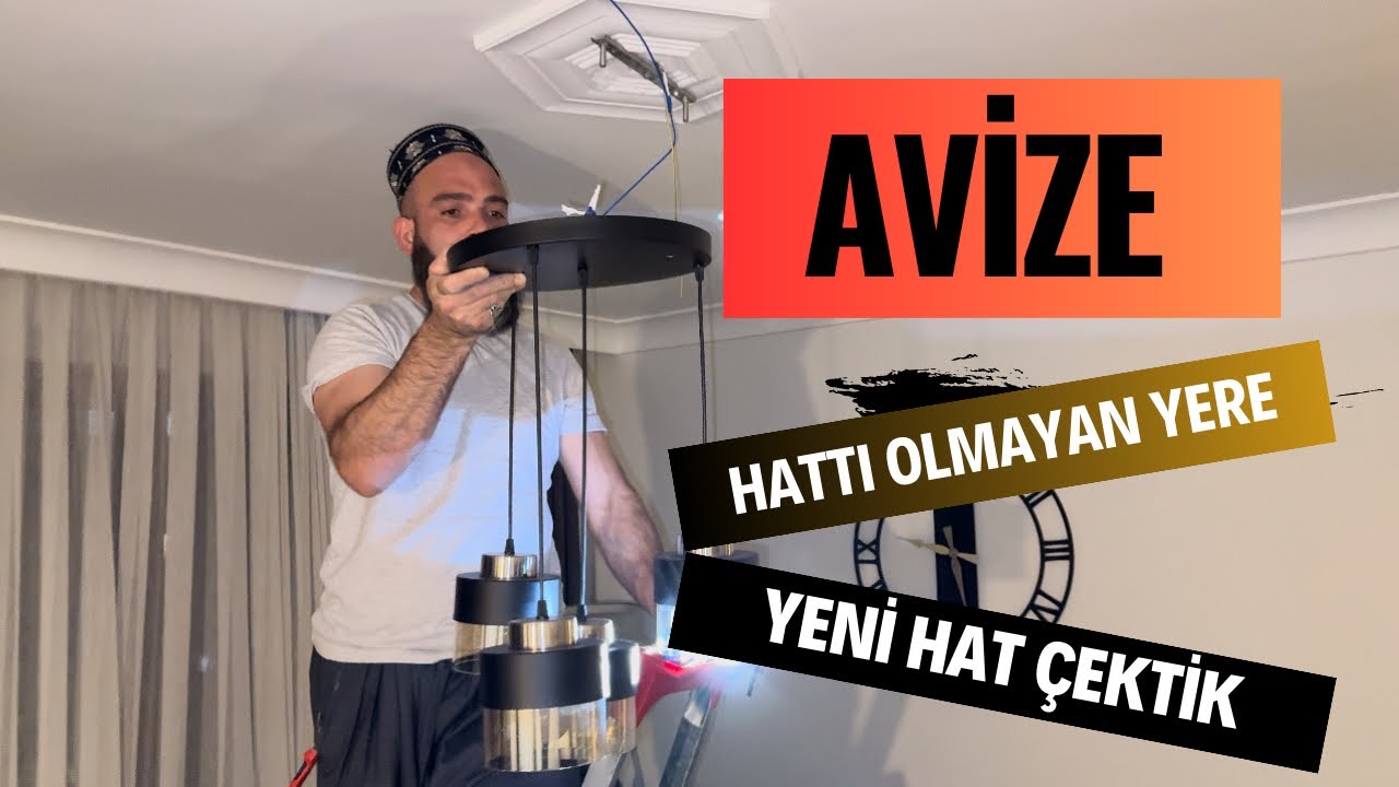 avize hattı nasıl çekilir