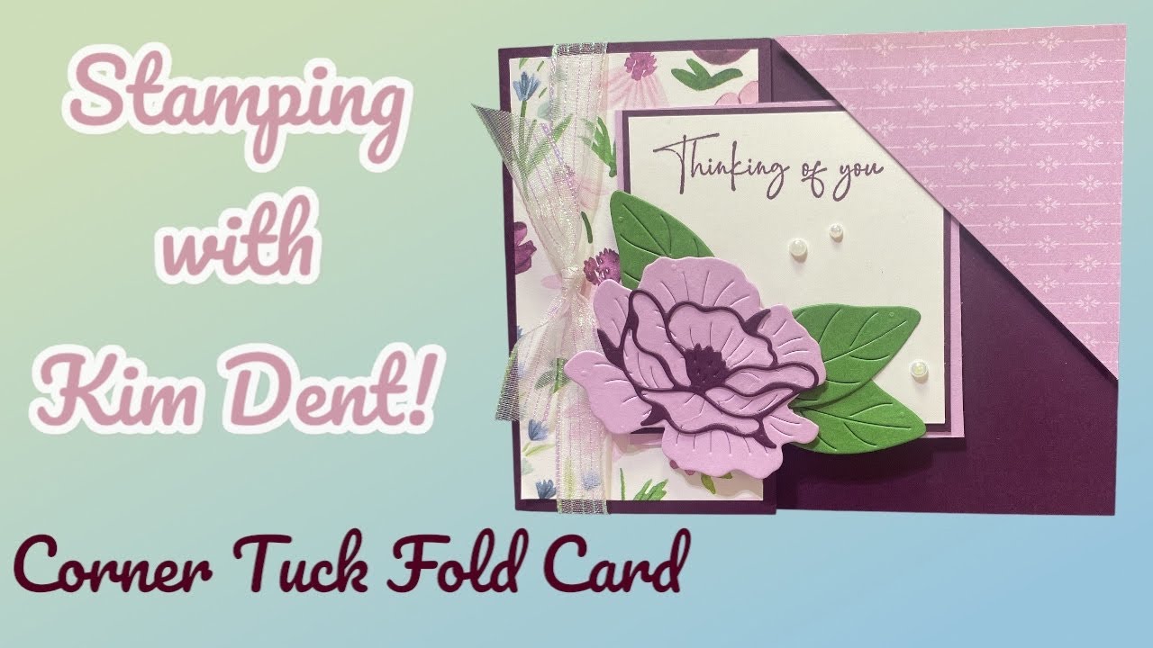 Learn How to Make a Corner Tuck Fold Card!