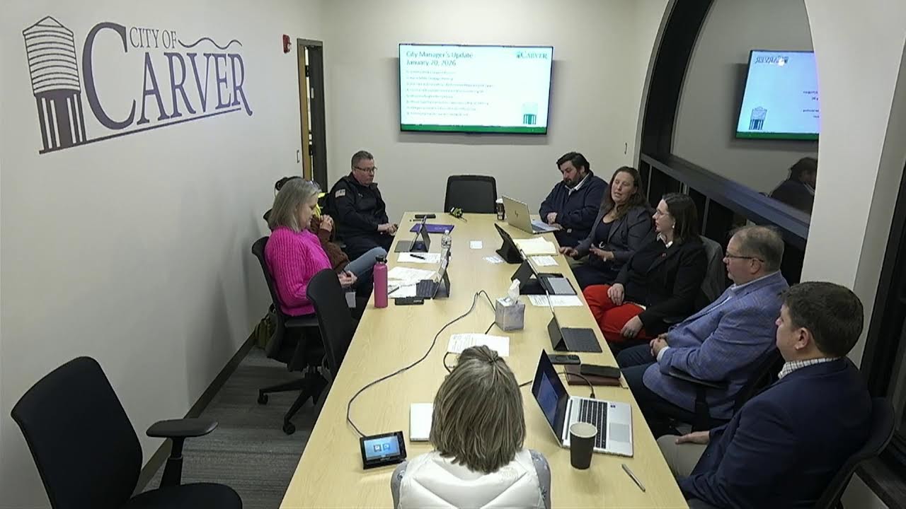 Carver City Council - Work Session - Tuesday, January 20, 2026