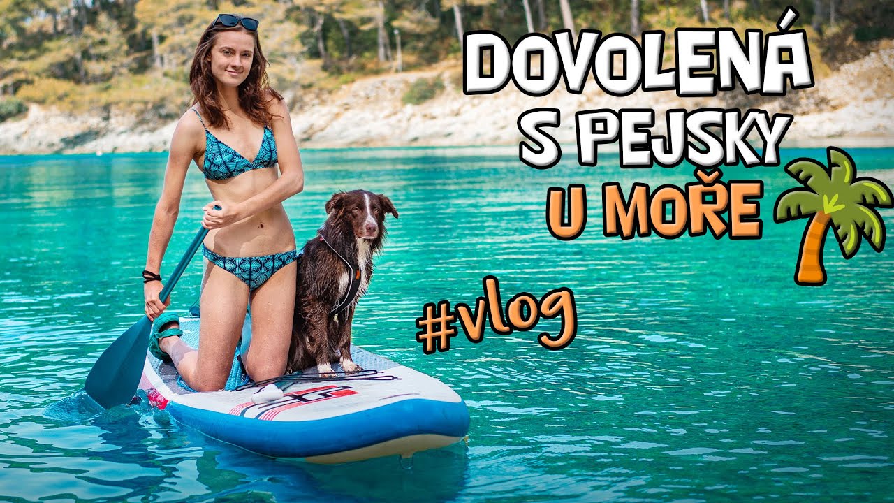 Dovolená se psy U MOŘE ❤️ | Vlog